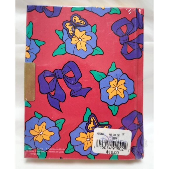 Vintage Disney Lady & The Tramp Hardcover Locking Diary Journal NOS - RARE - Picture 7 of 8